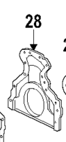 Engine Crankshaft Seal Housing GM Parts 12705663