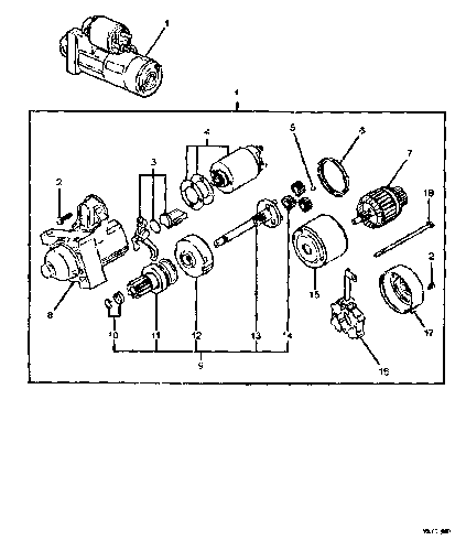 GEAR STARTER CAPRICE 2000-2006 V8 10451356
