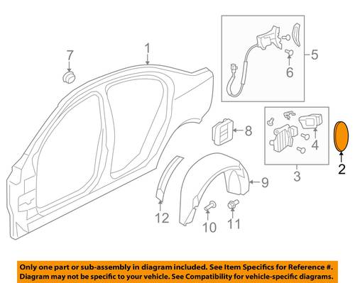 Chevrolet GM OEM 07-16 Caprice Fuel Door-Gas Cap Hatch 92219639