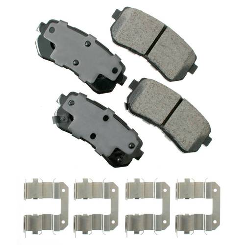 Rear ProAct Disc Brake Pads 1398 For Hyundai Accent Kia Rio Sportage