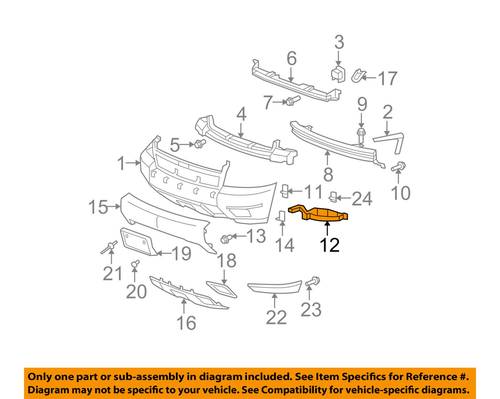 07-14 Suburban 1500 Front Bumper-Outer Filler RH 25830199