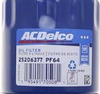 OIL FILTER ACDELCO PF64