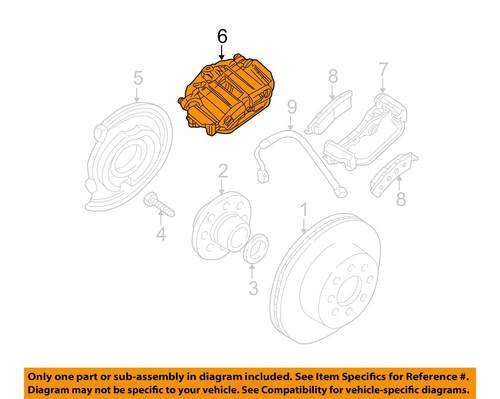 GM OEM Rear-Caliper 18040087 SIERRA SILVERADO 1500 RWD 99-04