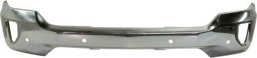 FRONT BUMPER SILVERADO 16-18 CHROME W/SENSOR HOLES