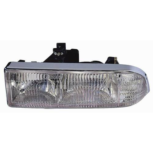 BLAZER 1998-2002 Driver Side Left Head Lamp Assembly 16526217 includes Chrome Bezel