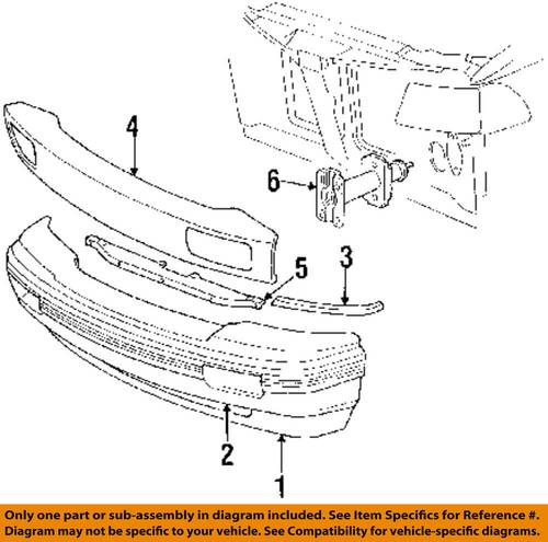 FRONT BUMPER SPIRIT 1989-1995