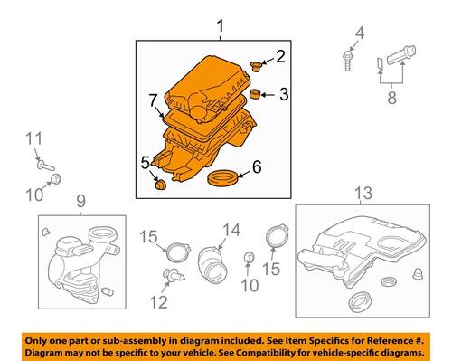 GM OEM Air Cleaner Intake-Filter Box Housing 25842735