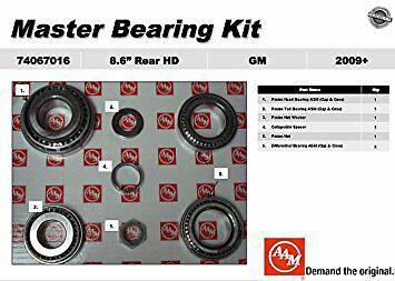 Chevy Gm 2009-2014 8.6 10 Bolt Differential Master Bearing Kit 74067016