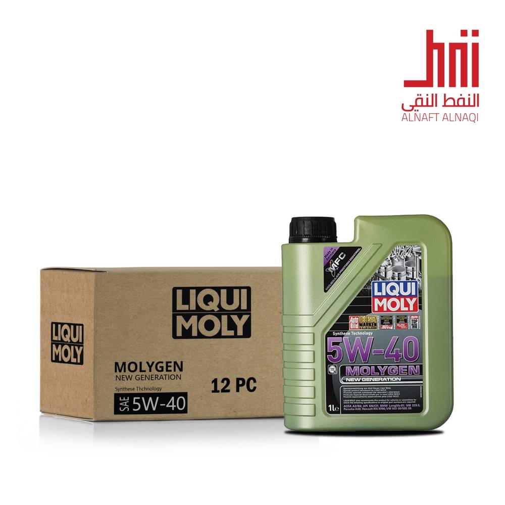 كرتون زيت محرك ليكوي مولي 1L (5W40) تخليقي بالكامل 12 علبة