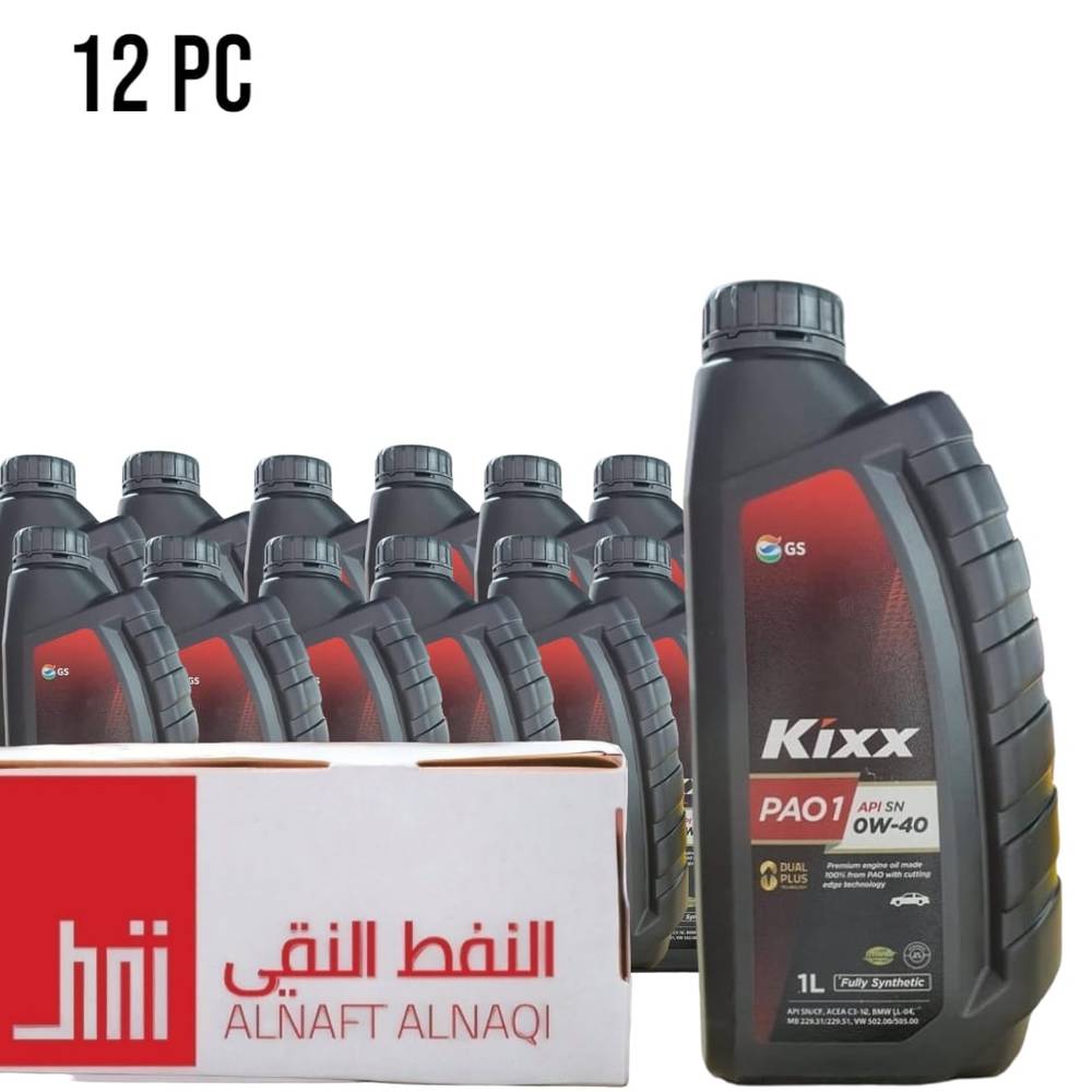 كرتون زيت كيكس 0w40 تخليقي بالكامل 1L كوري 12 علبة 