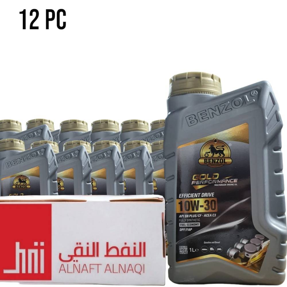 كرتون زيت محرك بنزول 10W30 ١٢ علبة 1L