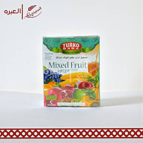 مسحوق شراب بطعم الفواكة المشكلة | توركو - (300 جم)