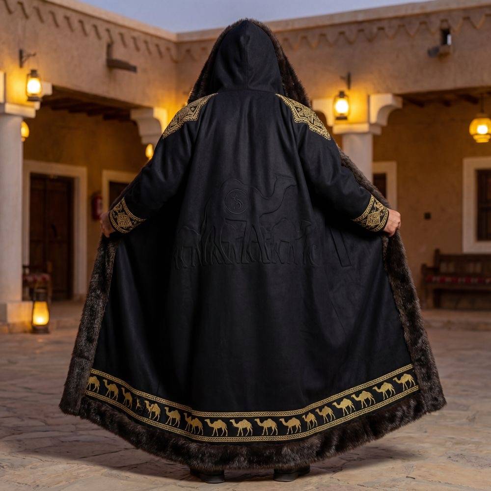 فروه مطرزه من الداخل فرو