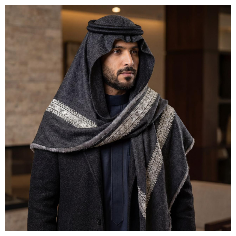غتره شال كشمير وفرو