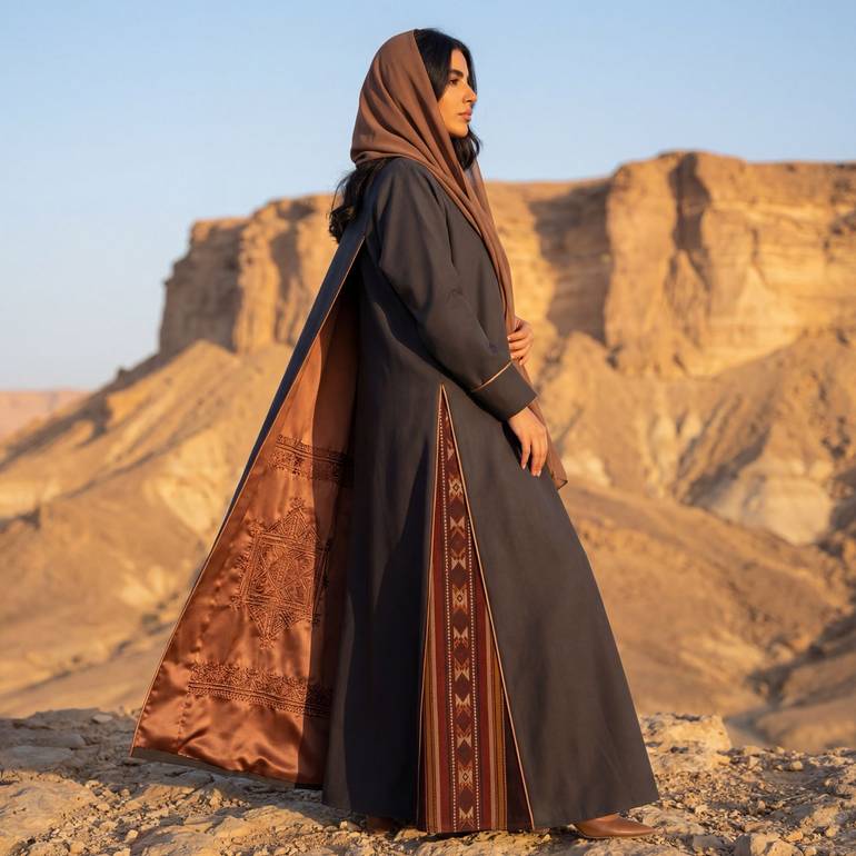 عبايه سدو مطرزه