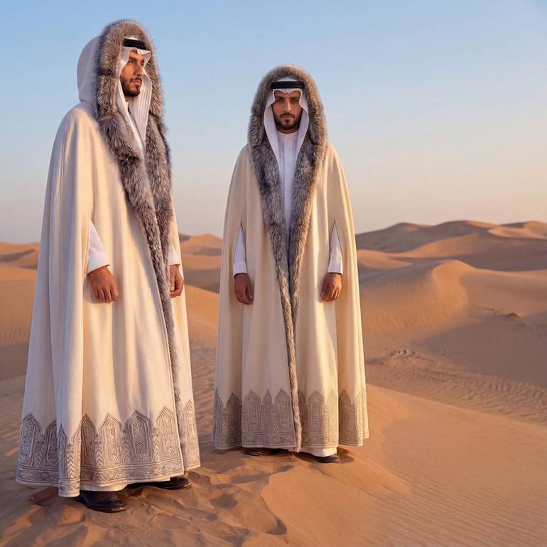 فروه مطرزه من الداخل فرو