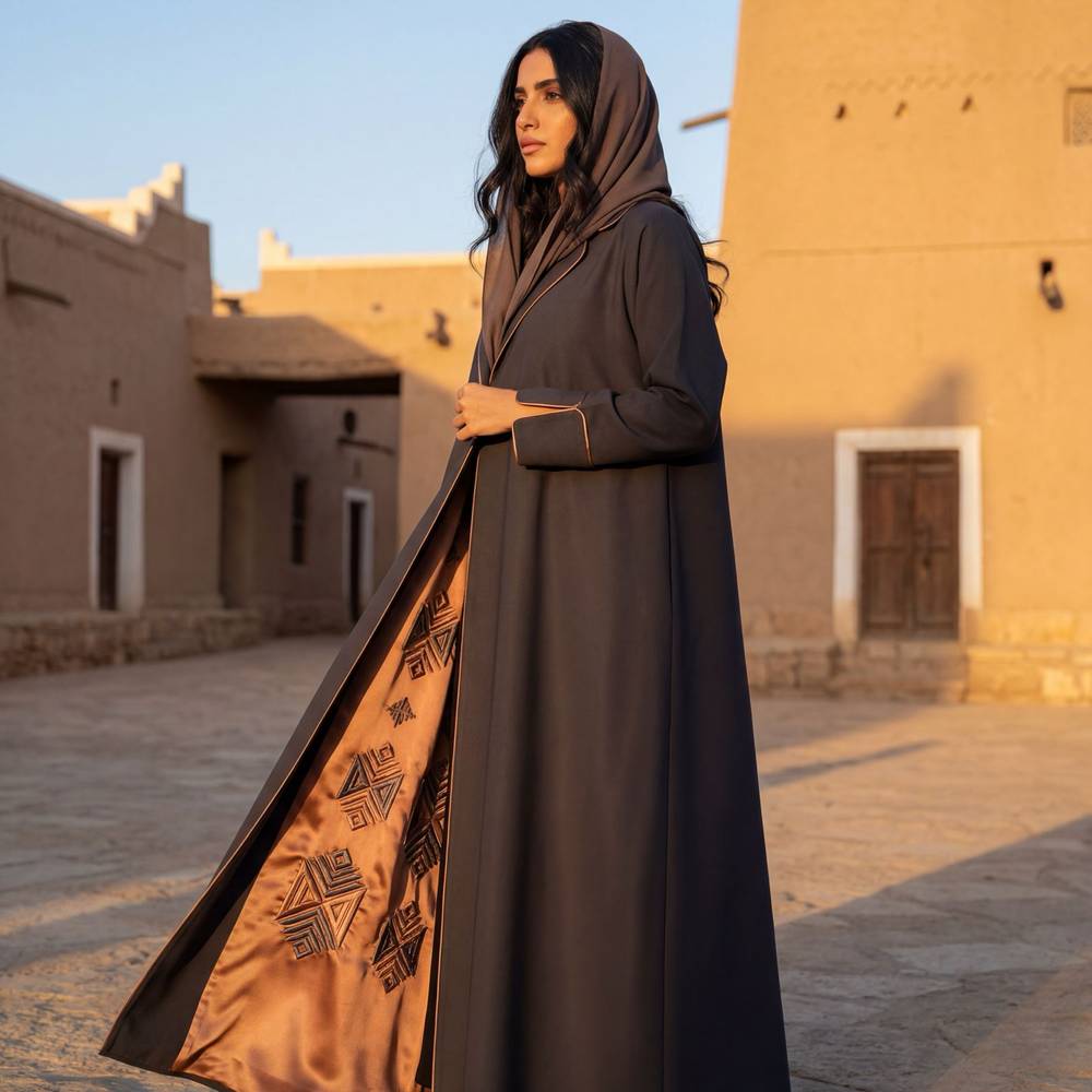 عبايه مطرزه