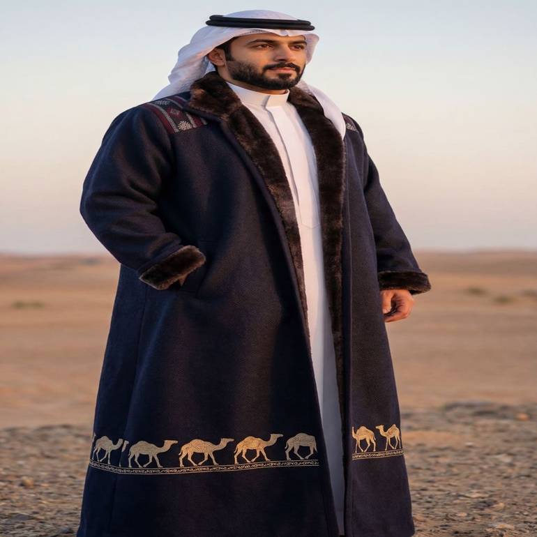 فروه مطرزه من الداخل فرو
