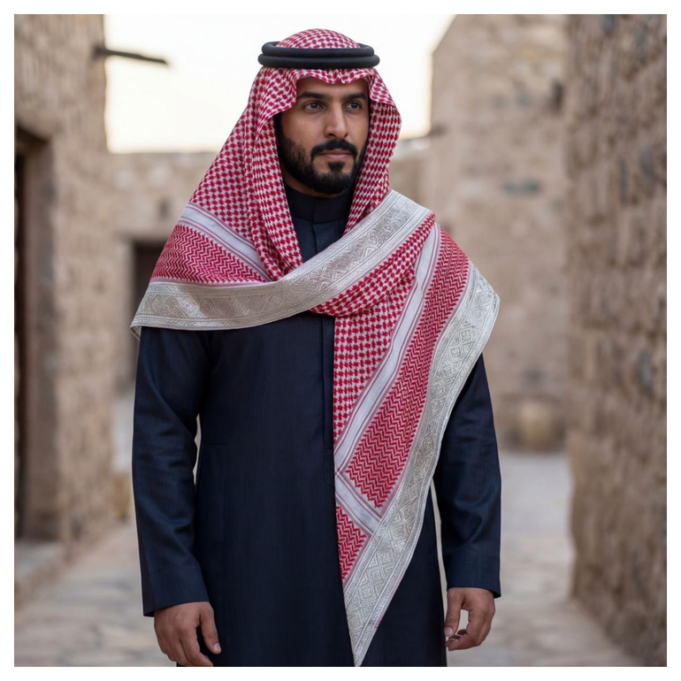 شماغ شال كشمير وزري