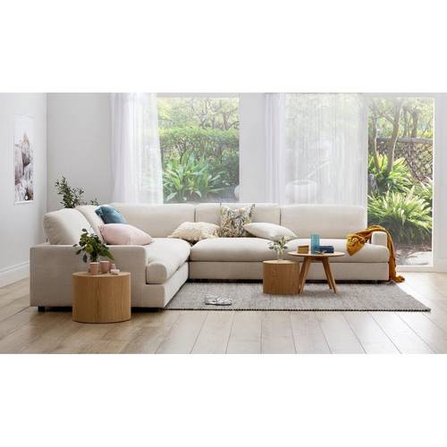 Corner sofa, Tala model, 300*200 cm, beige color, without cushion
