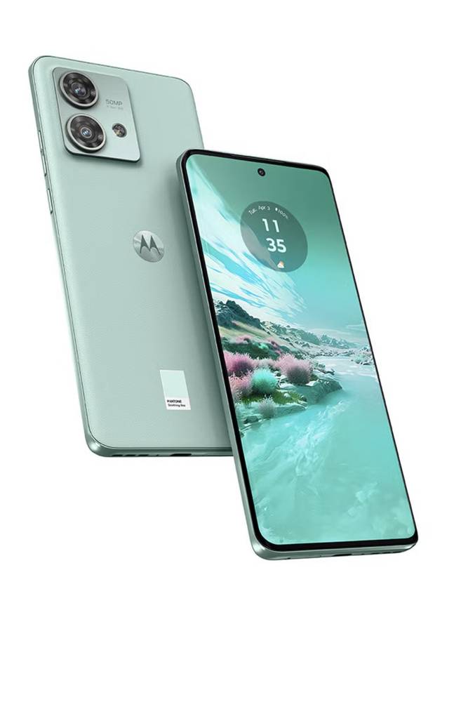Edge 40 Neo 5G جلد نباتي - بحر مهدئ، ذاكرة وصول عشوائي 12 جيجابايت، 256 جيجابايت - إصدار الشرق الأوسط
