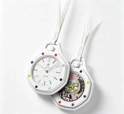 ساعة جيب Royal Pop Audemars Piguet X Swatch - أبيض