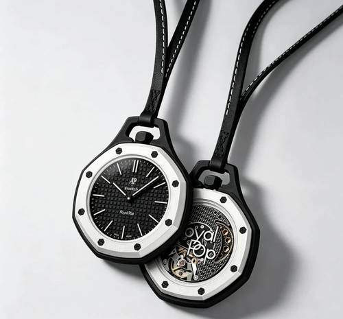 ساعة جيب Royal Pop Audemars Piguet X Swatch - أسود