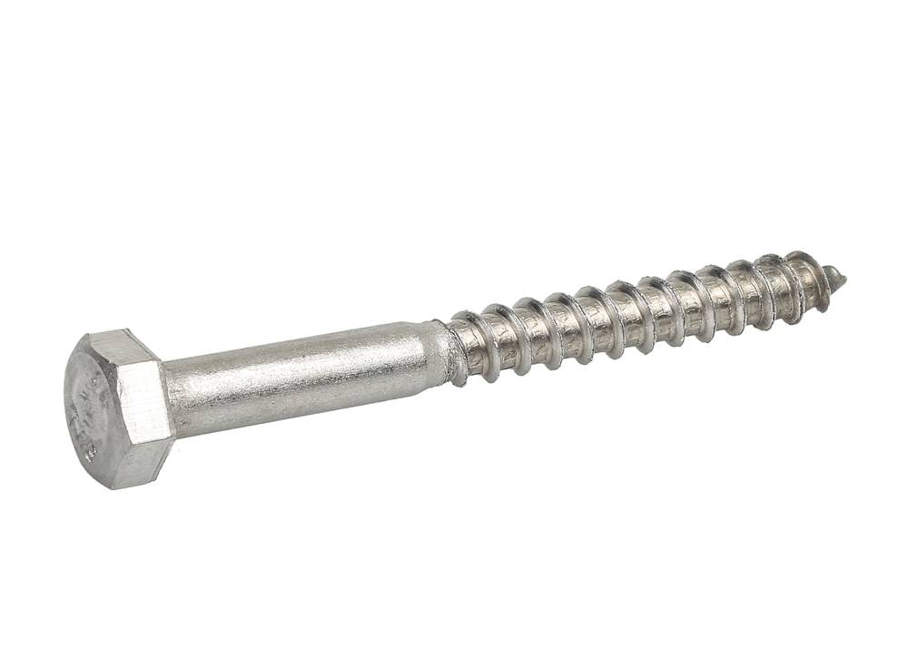 برغي خشابي، سداسي، مطلي زنك | TAS - فضي - 10 X 75 mm