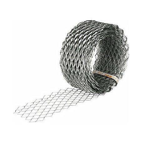 شبك  مساح  حديد - 20 cm X 11 m - فضي