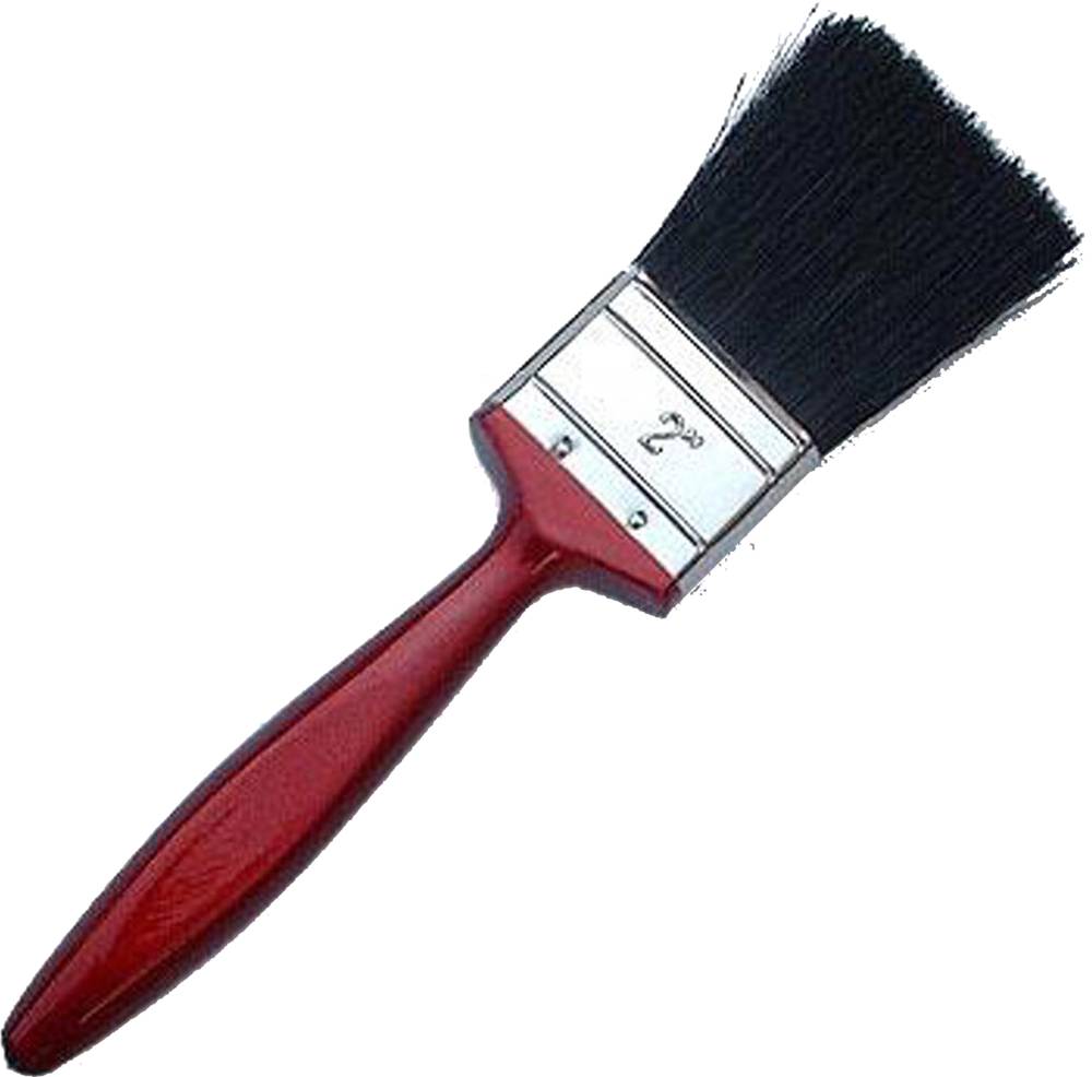 Paintbrush - 4" X 5/8" - Red-Black-Silver