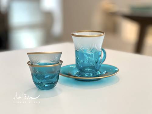 طقم النخلة حفر  / تركواز