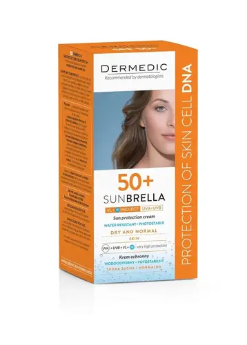 DERMEDIC - SUNBRELLA DRY NORMAL SKIN SPF 500-واقي شمس للبشرة الجافة