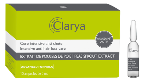 كلاريا محلول مقوي للشعر 10 امبولات * 10 مل    ( Clarya intensive care anti hair loss lotion 10 ampoules * 10 ml )