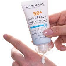 DERMEDIC SUNBRELLA OILY AND COMBINTIO SPF50+N واقي شمس للبشرة الدهنية