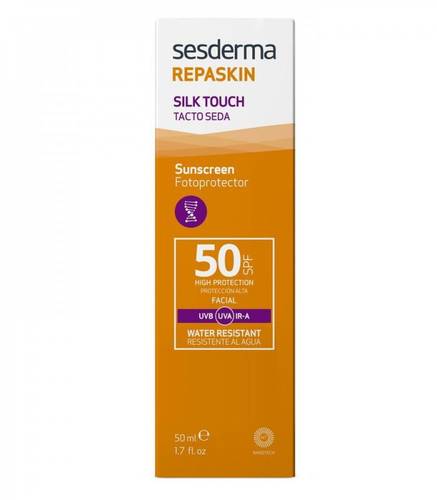  واقي شمس ريباسكين سيلك تاتش للوجه بعامل وقاية من أشعة الشمس 50 من سيسديرما 50مل sesderma repaskin silk touch spf 50