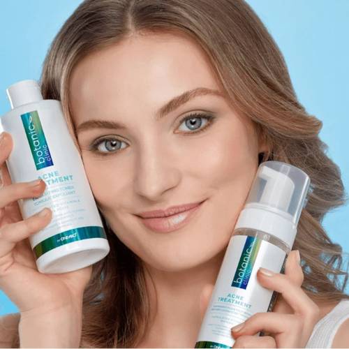 BOTANIC ACNE TREATMENT CLEANSING FOAM FACE WAS