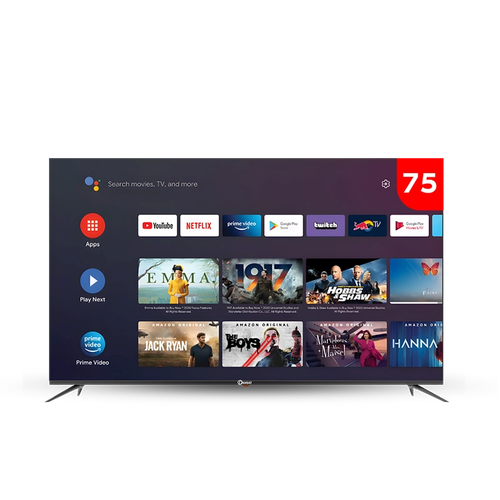 شاشة دانسات ضد الكسر 75 بوصة سمارت 4K ,نظام تشغيل WebOS , ريسيفر داخلي , حامل جداري , موديل , ماجيك ريموت DTD75UWS DG