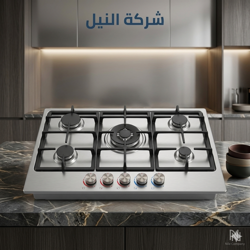 فرن سطحي ج ال  جنرال  90 × 60 سم استيل امان كامل غاز 