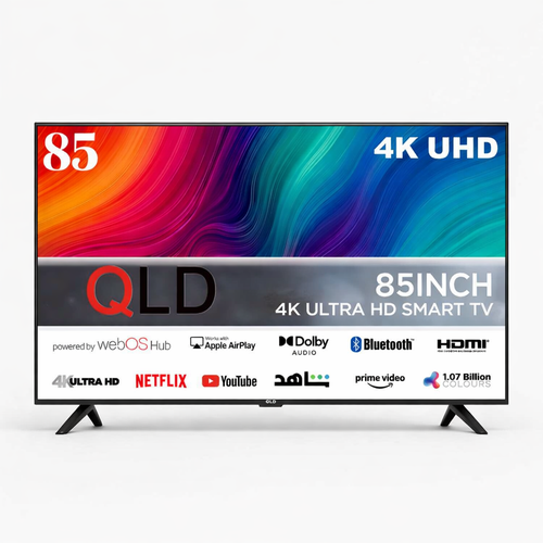 شاشة 85 بوصة كيولد سمارت ويبوس DLED UHD 4K