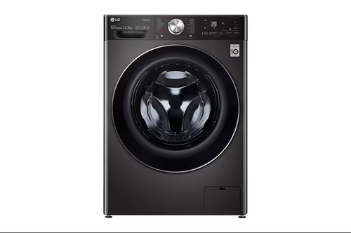 غسالة ال جي 12 كيلو LG: نظافة مثالية وتجفيف 100% فضي WSV1208BST