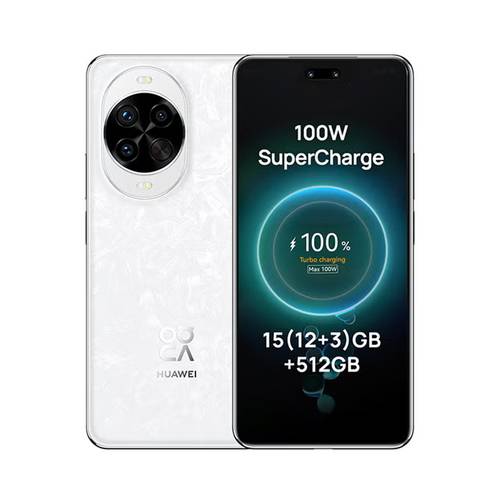 جوال هواوي نوفا 14 برو بشريحتي اتصال، لون أبيض، ذاكرة RAM بسعة 12GB وسعة تخزين 512GB، شبكة 4G – إصدار الشرق الأوسط