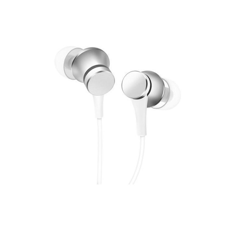 سماعة أذن شاومي سلكية لون فضي غير لامع ، Xiaomi Mi In Ear Headphones Silver