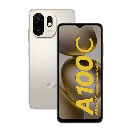 جوال ايتل A100C ذاكرة 64/6GB (رام موسعة 2+4) لون ذهبي