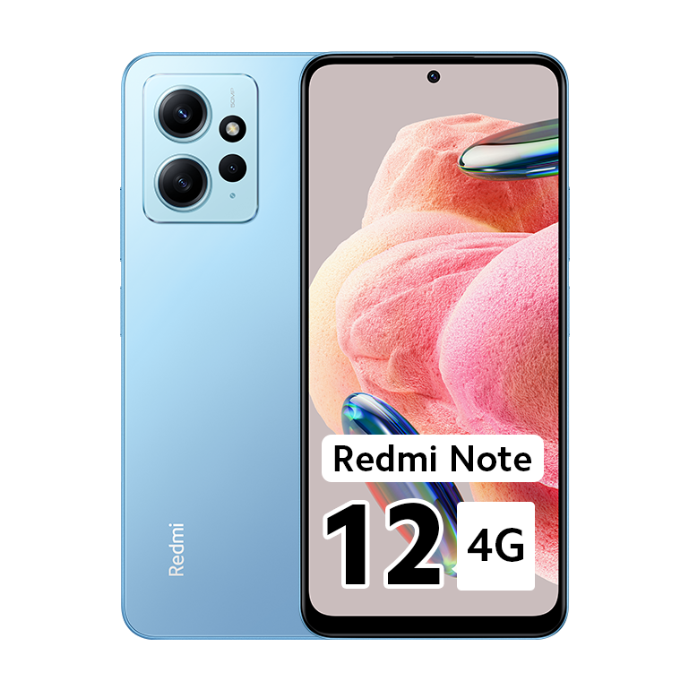شاومي ريدمي نوت 12 ثنائي الشريحة بذاكرة رام 6GB وذاكرة داخلية 128GB يدعم تقنية 4G لون أزرق