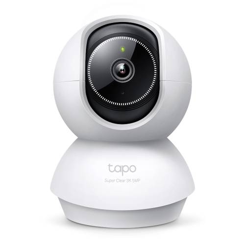 كاميرا أمان tp-link منزلية ذكية مع خاصية الدوران والإمالة بتقنية Wi-Fi موديل Tapo C230