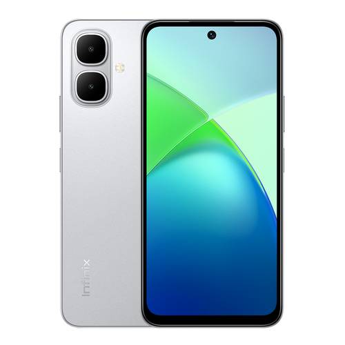 Infinix Smart 10 Smartphone – 64GB Storage, 6GB RAM (3GB + 3GB Extended), Silver