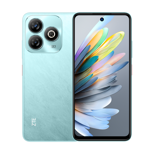 ZTE Blade A75 Smartphone – 256GB Storage, 14GB RAM (10GB + 4GB Extended), Dual SIM, 6.6-inch Display, Side Fingerprint, Face Unlock, Green