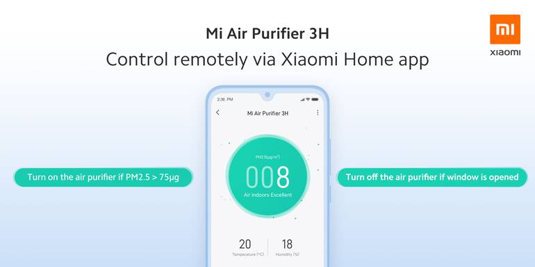 جهاز تنقية الهواء الذكي  Air Purifier 3 من شاومي