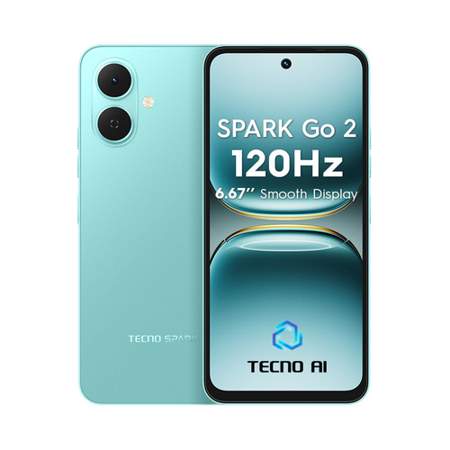 جوال تكنو Spark Go 2 ذاكرة 256/8GB (رام موسعة 4+4) لون أخضر