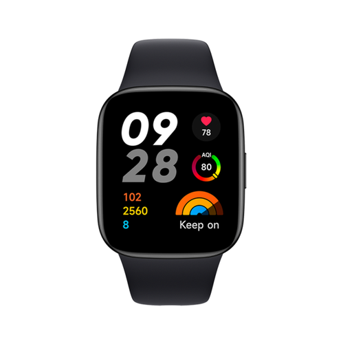ساعة شاومي ريدمي Redmi Watch 3 -  تدعم ميزة المكالمات الصوتية عبر البلوتوث - اسود
